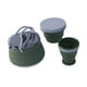 thumbnail image 5 of Hervidor de agua para acampar,Olla de cocina plegable para acampar al aire libre,Cacerola plegable Cuenco para cocinar Hervidor de agua Utensilios de cocina,Cafetera portátil compacta de Verde, 5 of 8