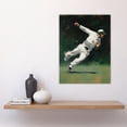 thumbnail image 2 of County Cricket Fielder Catch Action Artwork Gift For Him Fan Man Cave Large Wall Art Poster Print Thick Paper 18X24 Inch, 2 of 5