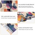 thumbnail image 5 of FORMRS Womens Scarf Winter Soft Long Big Warm Shawls Wrap Tassel Scarves, Flowers Pattern Style, 5 of 9