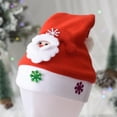 thumbnail image 5 of 2 Pack Christmas Hat,Xmas Holiday Hat,Santa Hat for Childrens, Funny Santa Claus,Red and White Christmas Theme Hats, 5 of 6