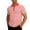 Red, variant on Mens Polo Short Sleeve Knit Striped Print Breathable Top Business Leisure Summer Golf Shirts for Men Brick Red L