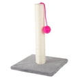 thumbnail image 7 of Cat Scratching Post ? Scratcher for Cats and Kittens with Sisal Rope and Square Base Hanging Toy Ball for Interactive Play by PETMAKER (17 Inch), 7 of 7