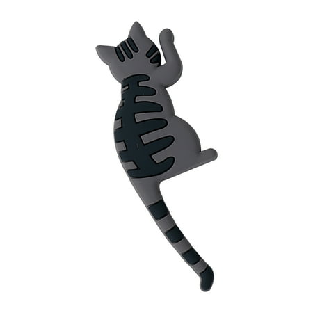 

3D Refrigerator Sticker Home Decor Cartoon Cat Fridge Magnet Hook Living Room
