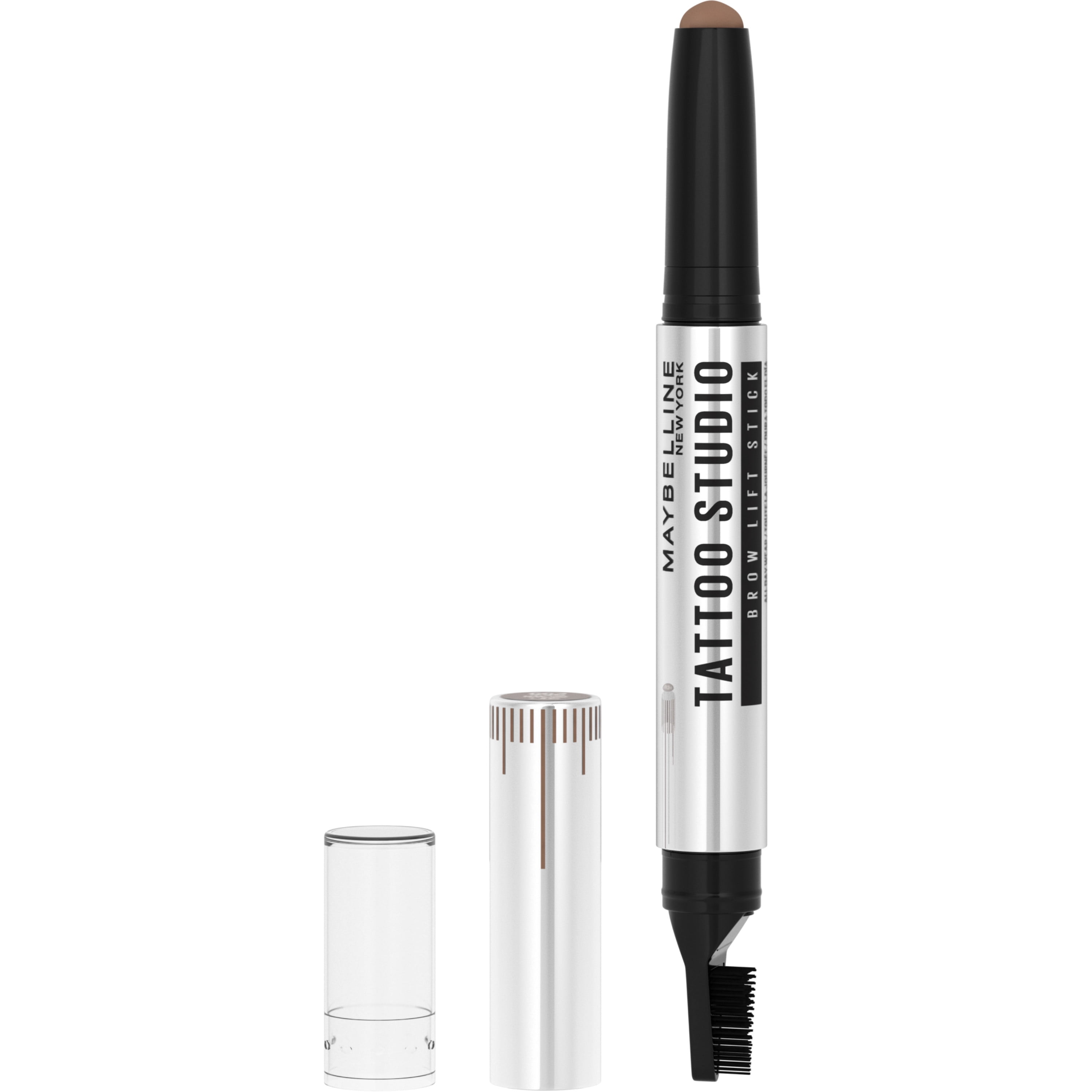 Maybelline Tattoo Studio Brow Fade and Smudge Resistant Lift Stick, Soft Brown