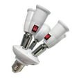 thumbnail image 5 of 360 Degrees Adjustable 2/3/4/5 in 1 E27 Splitter Socket Adapter E27 Standard LED Bulbs Adjustable For Office Hallway, 5 of 9