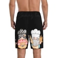 thumbnail image 6 of KLL Little Chef Gnome for Men's 1-Pack Shorts,Sleep Pajama Shorts for Men Soft Pj Shorts Men's Pajama Bottoms Sleepwear -X-Large, 6 of 7