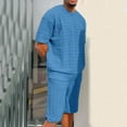 thumbnail image 4 of mens-summer-suit-fashion-loose-men-2-pieces-outfit-summer-hippie-shirt-and-short-set, 4 of 6