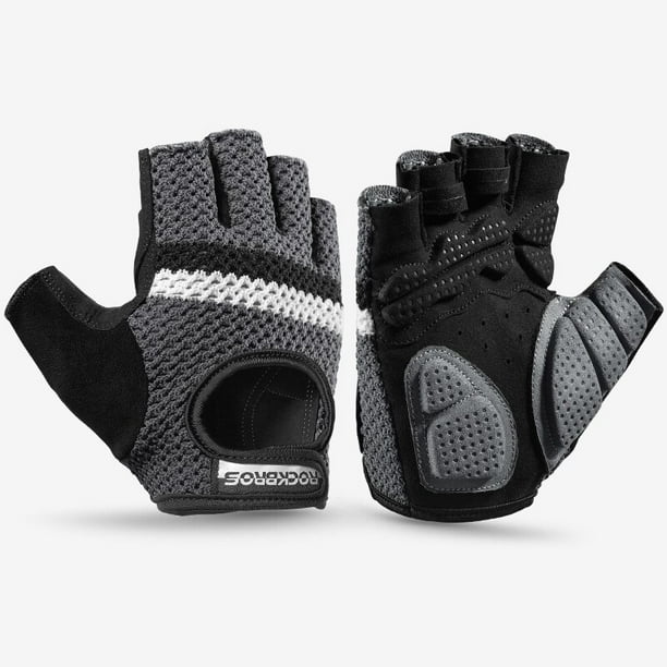 ROCKBROS-guantes de Ciclismo de medio dedo antideslizantes, para deporte, ejercicio, gimnasio, Fitness, tácticos, accesorios para bicicleta Fivean Guantes deportivos