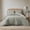 Sage, variant on Lina 3 piece Comforter Set, Chambray, Double/Queen