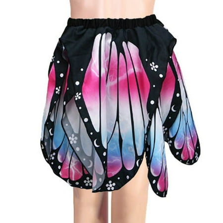 Cargo Skirts Women Ladies Carnival Corset Tutu Skirt Set Colorful Print Party Outfit High Waisted Skirt Pink One Size
