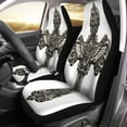 thumbnail image 2 of ZHANZZK Set of 2 Car Seat Covers Detailed Cross Universal Auto Front Seats Protector Fits for Car,SUV Sedan,Truck, 2 of 5