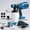 Single machine *1 + enhanced battery *2 + accessor, variant on Upgraded Electric Blue HVLP Spray Gun, Wireless Handheld Paint Sprayer, Adjustable Flow, Multi-Mode, Indoor/Outdoor Home Use