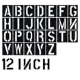 thumbnail image 1 of Kit de plantillas Yushanju de 30 cm para letras del alfabeto, arte y manualidades, encajables, 1 of 7