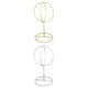 thumbnail image 1 of Sombrero de Metal moderno dorado y plateado, soporte para peluca, soporte duradero para tapas de, 1 of 9