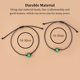 thumbnail image 3 of Minnieouse 2 Pack Girl Matching Bracelets Adjustable Accessories Hand-made Set Popular Female Jewelry Hand Wrist Chain for Girlfriend Wear Type1 NO1, 3 of 6