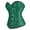 Black Green, variant on Corset Top Lingerie Bustier Overbust Women Classic Basques Medieval Plus Size Vintage Halloween 4XL