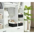 thumbnail image 3 of DECOMOMO Large Storage Baskets, Baskets and Bins, Fabric Storage Bins (Black and White, Set of 3), 3 of 8