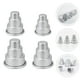 thumbnail image 3 of KAKOWELY 4 moldes para pasteles en miniatura de 3 niveles, moldes para hornear cupcakes y tazas de pudín de chocolate., 3 of 5