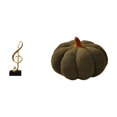 thumbnail image 1 of Figura de escritorio,Escultura de notas musicales para escritorio,oficina o decoración del hogar,Almohadas de calabaza de Halloween,Cojines de calabaza de Halloween,suaves,para decoración del, 1 of 8
