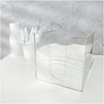 thumbnail image 2 of Plymor Clear Acrylic Tall-Stack Napkin Holder, 6.25" H x 6.25" W x 6.25" D (Holds 6" Square Napkins) (2 Pack), 2 of 2