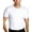 White, variant on Insta Slim Compression Crew Neck Shirt TS0001