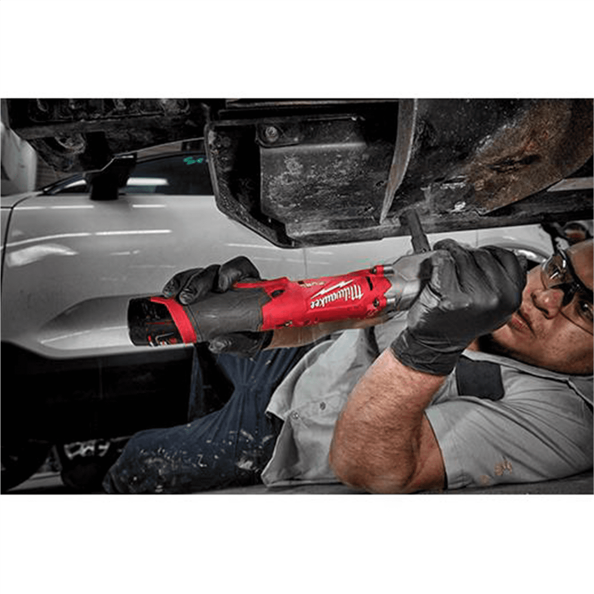 Milwaukee Tool M12 FUEL 1/2" Right Angle Impact Wrench w/ Pin Detent