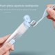 thumbnail image 4 of Cepillo de dientes portátil fácil de usar Pasta de dientes Aparatos de ortodoncia de viaje de una pieza Juego de cabezal pequeño plegable de pelo suave para adultos, 4 of 5