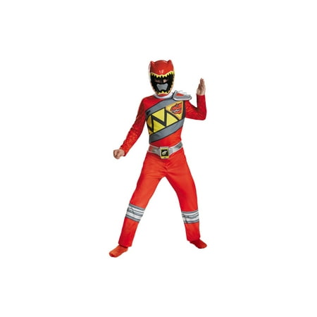 Dino Charge Power Rangers Red Ranger big Boys Costume