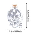 thumbnail image 3 of (2-Pack) Rinsvye Halloween Skeleton Head Wine Corkscrew Wine Opener Bottle Creative Wine Dispenser Rabbit Wine Opener Glass Wine Cup Sealed Corkscrew Wine Opener Set Storage Self Brewing Wine Bottle, 3 of 5