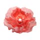thumbnail image 3 of Cabeza de flor artificial de seda Cabeza de Cabeza de flor de imitación Flor de malla de hilo para centros de mesa Manualidades DIY al Rojo, 3 of 9