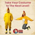 thumbnail image 5 of Adult Chicken Rooster Bird Claws Hands or Feet Foot Yellow Shoe Top Covers Costume Accessory, 5 of 9