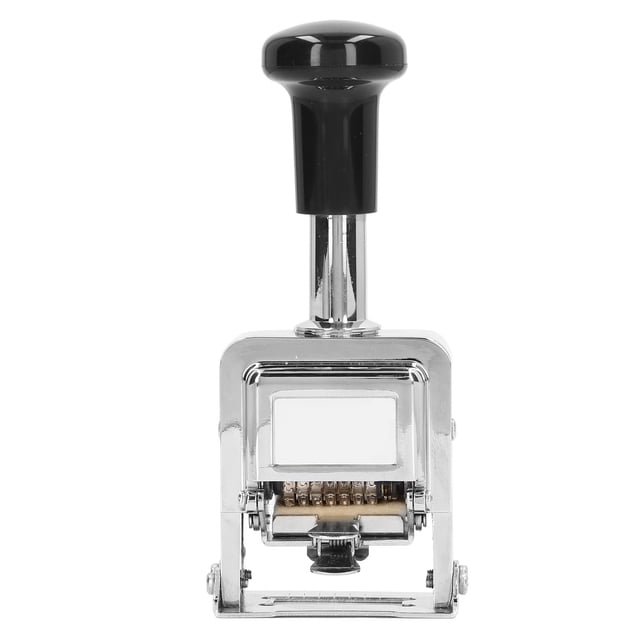 7 Digit Number , Self Inking Number 7 Digit Number Glossy Rubber Clear Coding For Accounting For Banking For Medicine