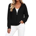 thumbnail image 4 of Wensltd Women Casual Tops Long Sleeve Outerwear With Pockets Relaxed Fit Everyday Jacket Coat, 4 of 9