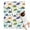 White Dinosaurs Flowers, variant on White Dinosaurs Flowers Eggs Pattern Blanket,Comfortable Soft Lamb Wool Throw Blanket,All Season,Warm Lightweight Blankets for Sofa Bed Couch Living Room Chair,30"x40"