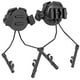 thumbnail image 1 of Soporte adaptador de riel para casco negro Soporte de suspensión del adaptador de riel de arco para cascos izquierdo y derecho, 1 of 5