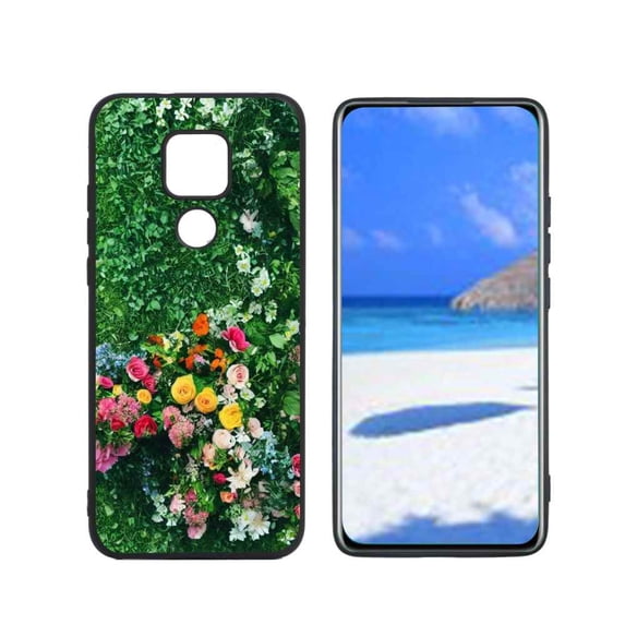 Compatible with Moto G Play 2021 Phone Case, Floral-268 Case Silicone Protective for Teen Girl Boy Case for Moto G Play 2021