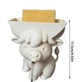 thumbnail image 6 of BingTong Highland Cattle Hanging Sponge Holder With Drainage–Keeps Your Sponge Dry & Cute For Scrub,Funny Sponge Stand for Kitchen Sink,3D Printing Countertop Sponge Holders I, 6 of 6