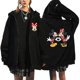 thumbnail image 1 of Sudaderas Y2k de los años 90 con cremallera de Minnie, sudaderas con capucha de Mickey Mouse y Disney, chaqueta Harajuku para mujer, ropa de calle de dibujos animados Unisex, 1 of 1