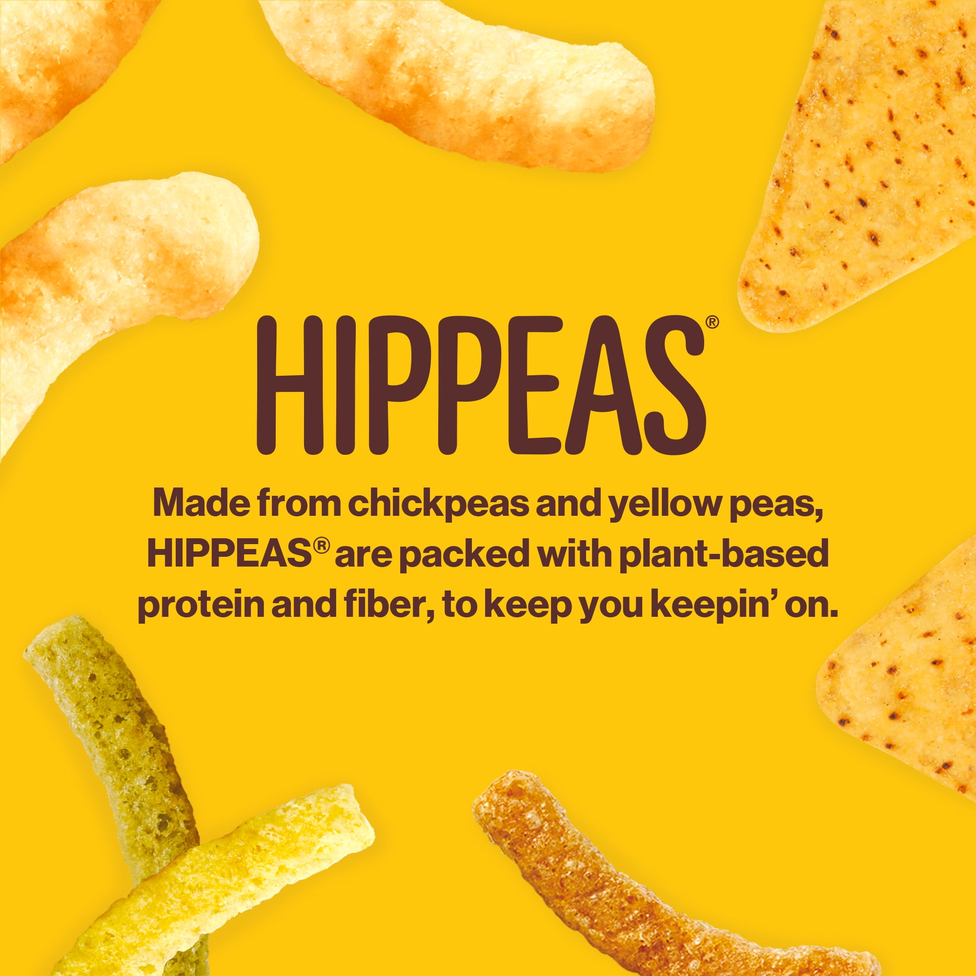 HIPPEAS Chickpea Puffs, Vegan Bohemian Barbecue, Gluten-Free, 4 oz Bag
