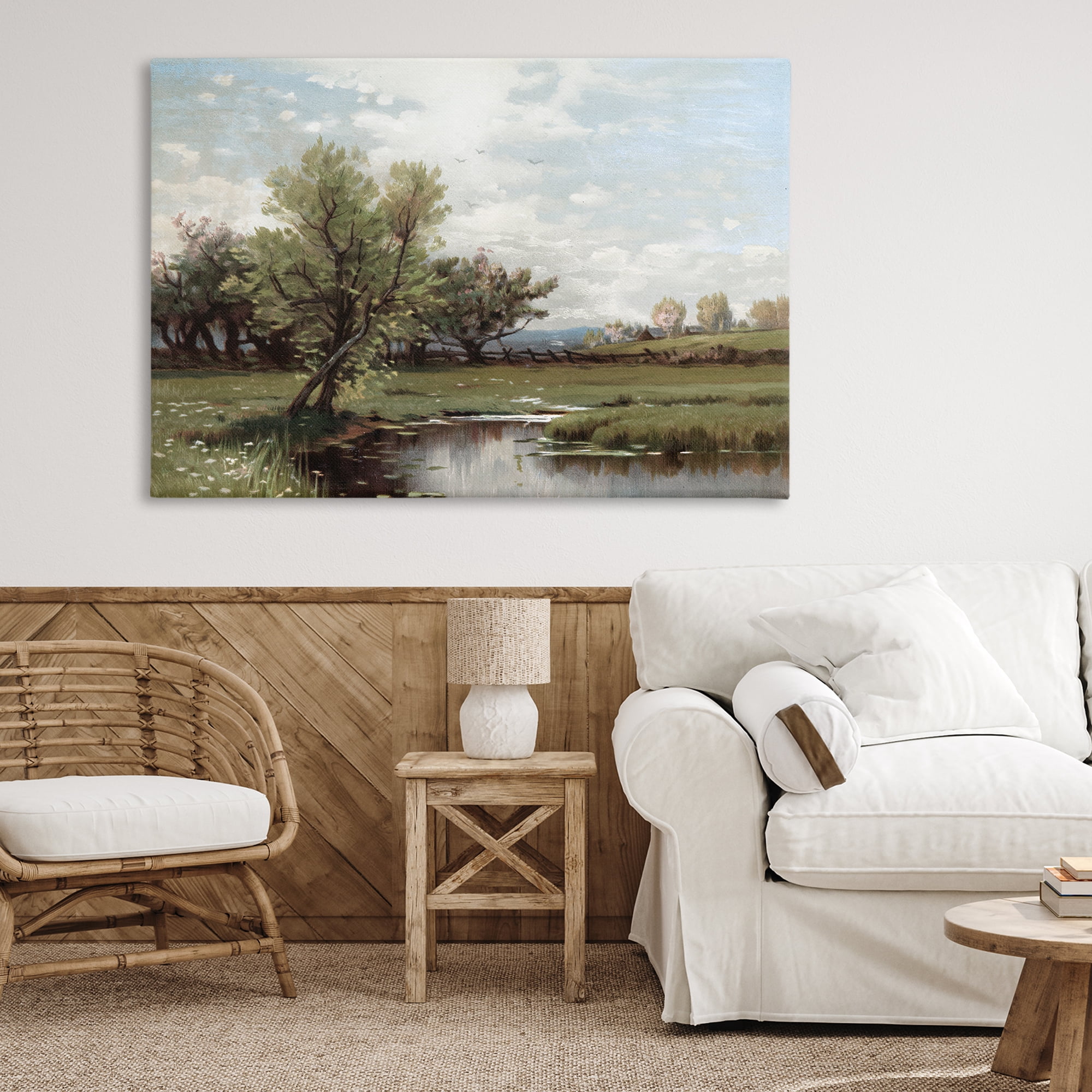 Stupell Industries Ecstatic Spring Landscape Canvas Wall Art, design by Lula Bijoux & co.