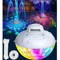 thumbnail image 1 of Altavoz Bluetooth para piscina KingSom 3 en 1 con fuente de luz, 1 of 8