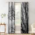 thumbnail image 3 of Black And White Trees Curtain for Living Room Kids Room Decoration Bedroom Curtain Window Treatment Drapes, 3 of 5