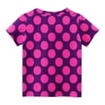 thumbnail image 5 of Zpanxa T-Shirts pour Tout-Petites Fille à Pois Col Rond Manches Courtes Haut Décontracté Polyester Spandex 11-12 Ans, 5 of 5