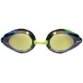 thumbnail image 2 of Arena Tracks Mirror Swimming Goggles in Blue-Blue-Green, Adjustable Size, 2 of 2