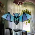 thumbnail image 6 of Halloween Decorations Colorful Acrylic Bat Decoration Window Hanging Suncatcher, Stunning Hanging Window Panels for Halloween Decoration, Acrylic Window Wall Art Decor for Living Room, Home, Office, 6 of 8