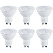 TORCHSTAR MR16 LED Bulb, 6.5W=50W, GU10 Base, Dimmable, UL Listed, 3000K Warm White, Pack of 6