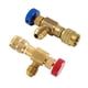 thumbnail image 3 of Sidaley Paquete de 2 válvulas de seguridad de de cobre, Manual extraíble a prueba de agua, reemplazo del adaptador de aire Herramientas de reparación de automóviles, 3 of 6