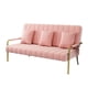 thumbnail image 1 of Sofá Silla Elegante, Suave, Sencillo, Moderno, Sillón Para Lectura, Apartamento, Balcón, Rosa, 1 of 8