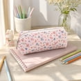 thumbnail image 2 of Summer Saving!Back_to_School Saving!School_Supplies!Under $1 dollars!Special Pencil Case Pouch, Colorful Pencil Pouch Makeup Brush Bags ForTeenagers Home Office Orginazer, Pink, 2 of 8