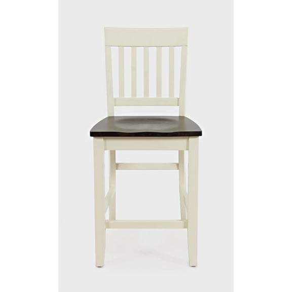 Jofran Decatur Lane Farmhouse Acacia Counter Stool (Set of 2)